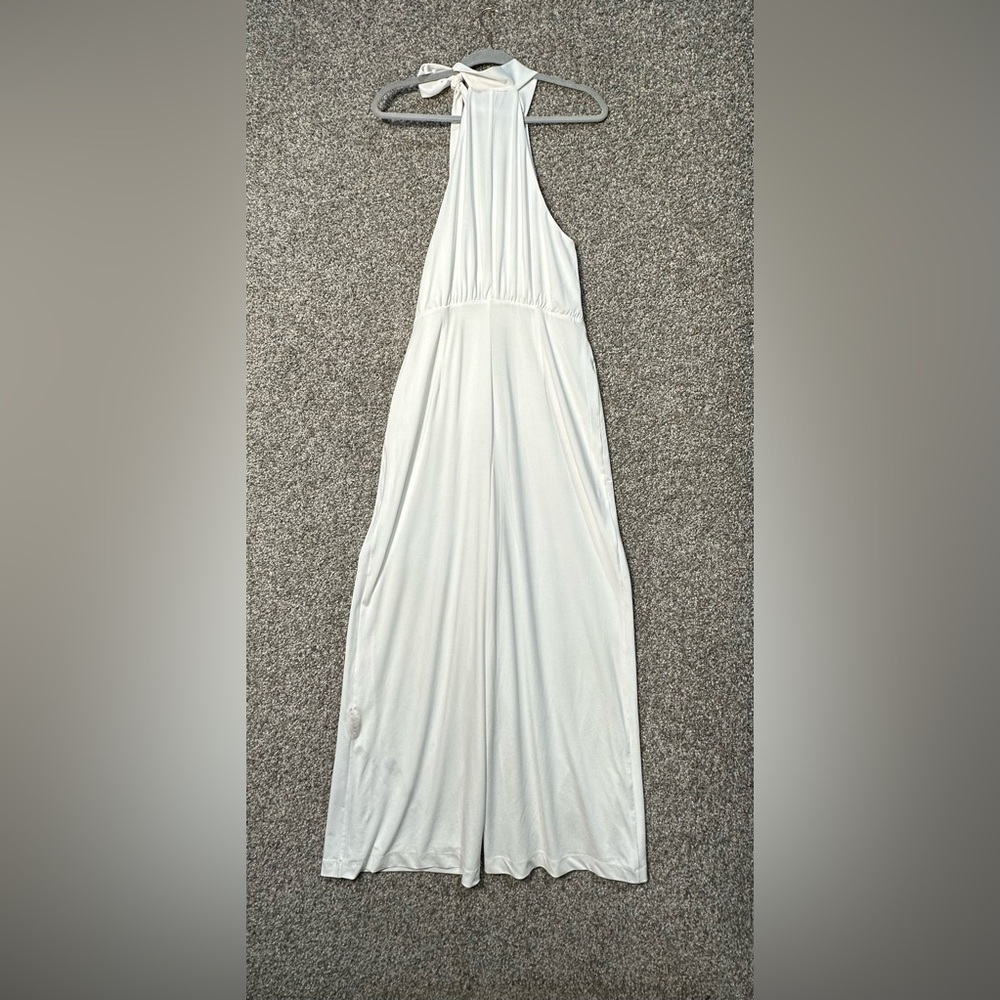 NWT ALEXIA ADMOR Wide-Leg Halter Jumpsuit Size 10 - Picture 6 of 9